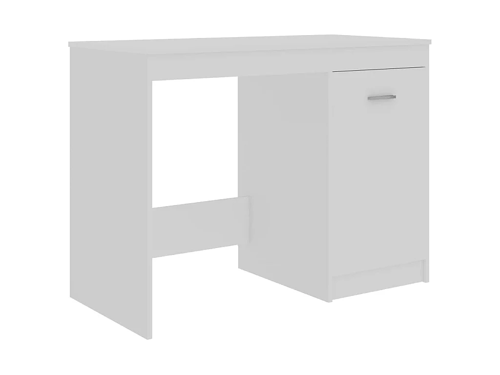 Bureau Blanc 100x50x76 cm Bois d'ingénierie