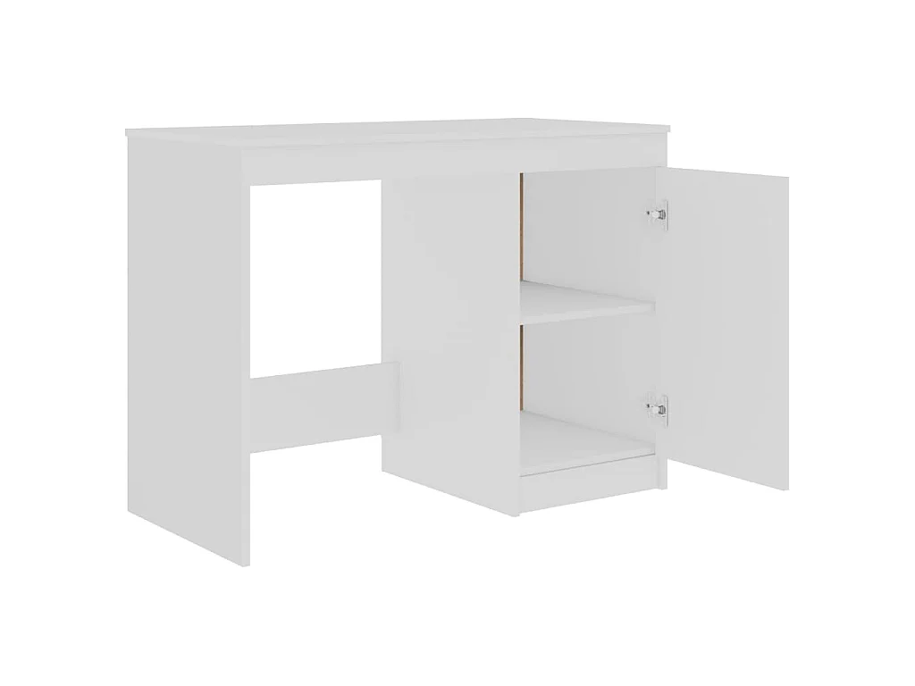 Bureau Blanc 100x50x76 cm Bois d'ingénierie