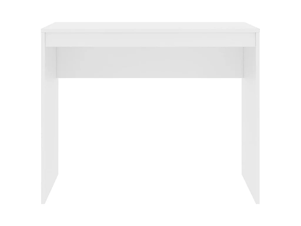 Scrivania Bianca 90x40x72 cm in Legno Multistrato