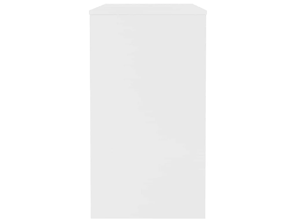 Scrivania Bianca 90x40x72 cm in Legno Multistrato