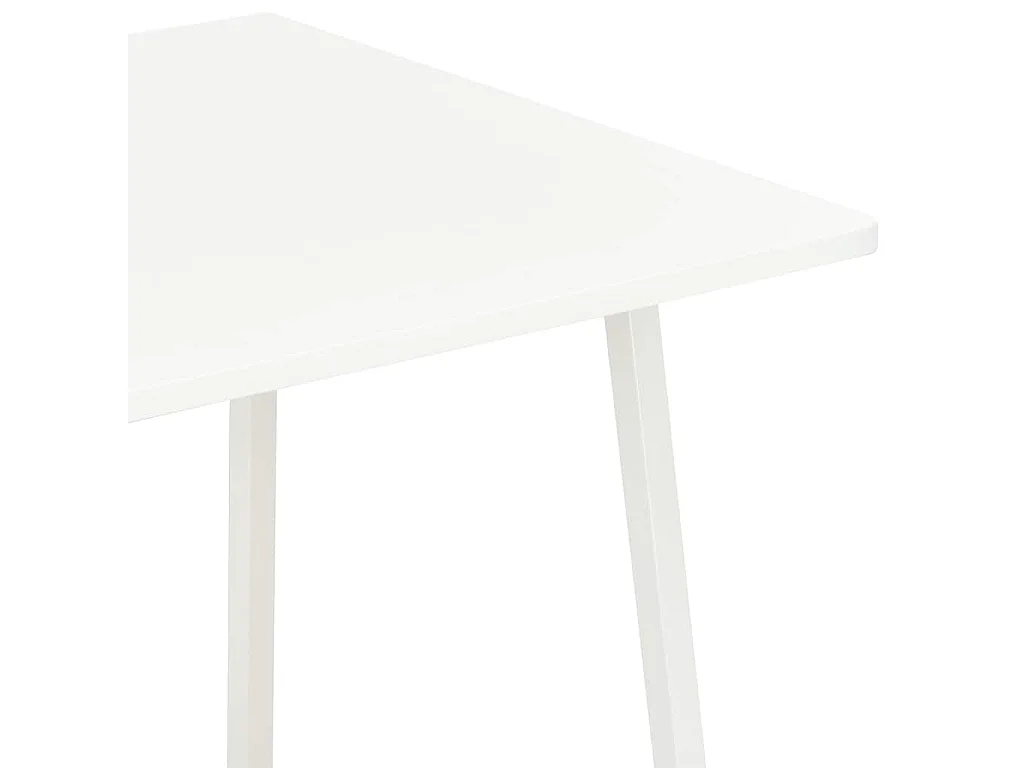 Secretária com unidade de prateleiras 102x50x117 cm branco