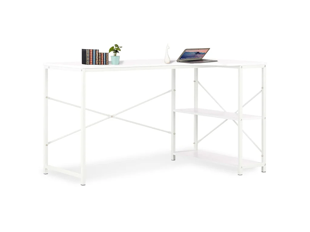 Computerbureau 120x72x70 cm wit