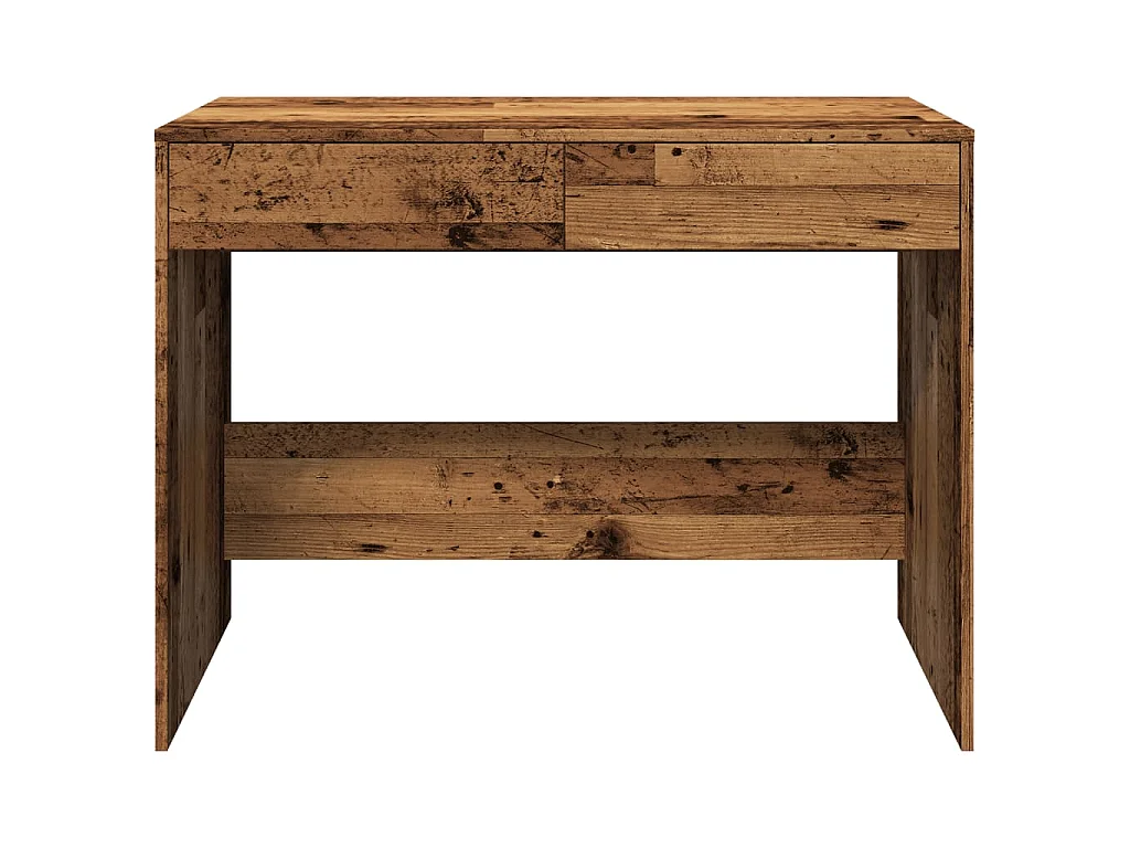 Bureau vieux bois 101x50x76,5 cm bois d'ingénierie