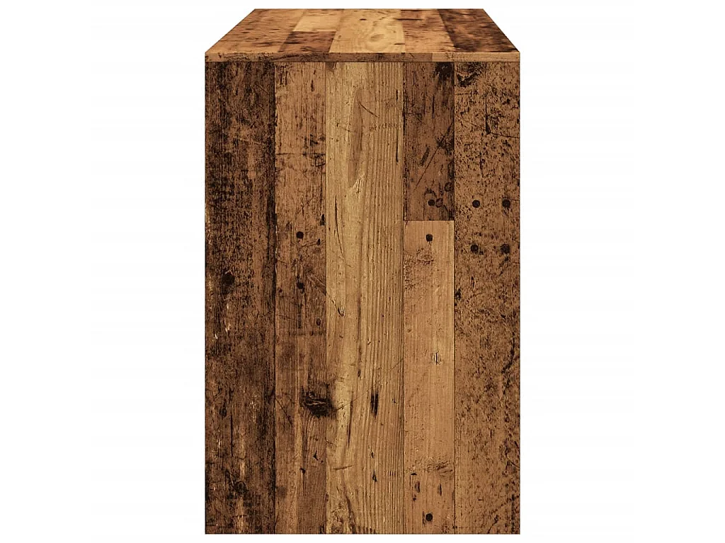 Bureau vieux bois 101x50x76,5 cm bois d'ingénierie