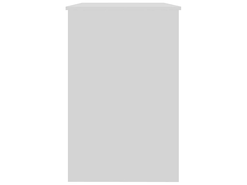 Secretária 100x50x76 cm derivados de madeira branco brilhante