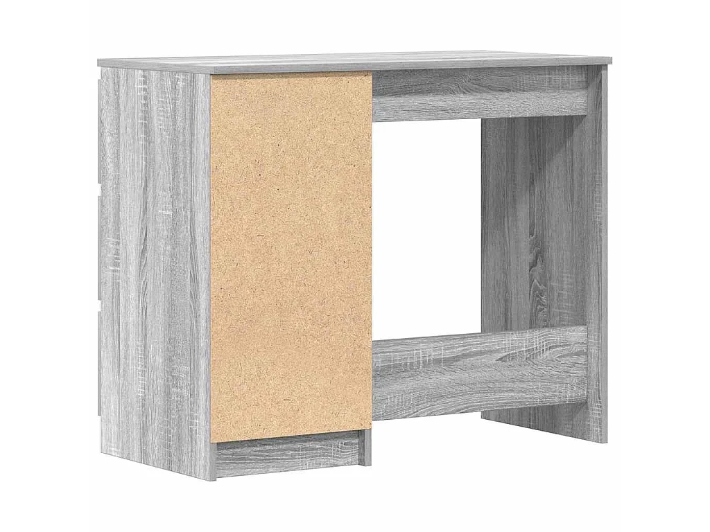Bureau Sonoma gris 90x45x76 cm Bois d'ingénierie