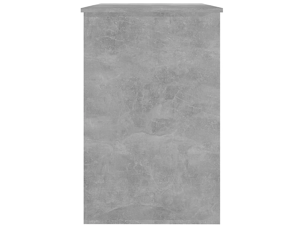 Bureau Gris béton 100x50x76 cm Bois d'ingénierie