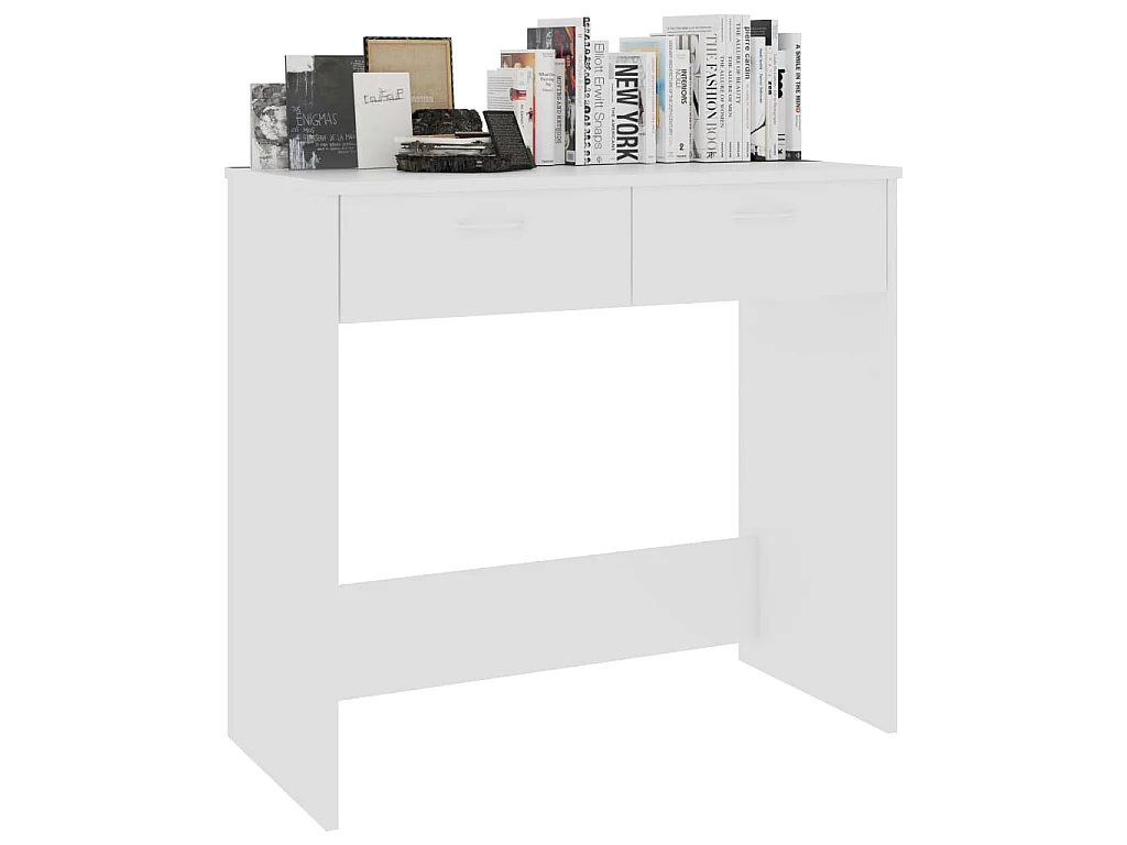 Secretária 80x40x75 cm derivados de madeira branco