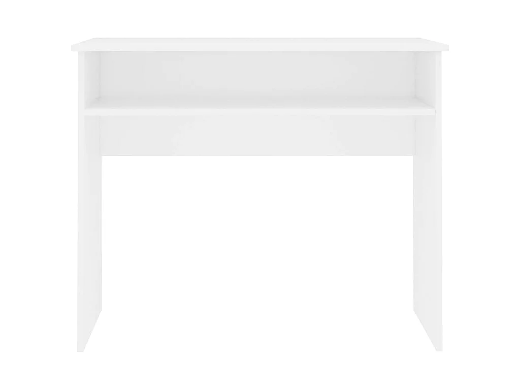 Bureau Blanc 90x50x74 cm Bois d'ingénierie