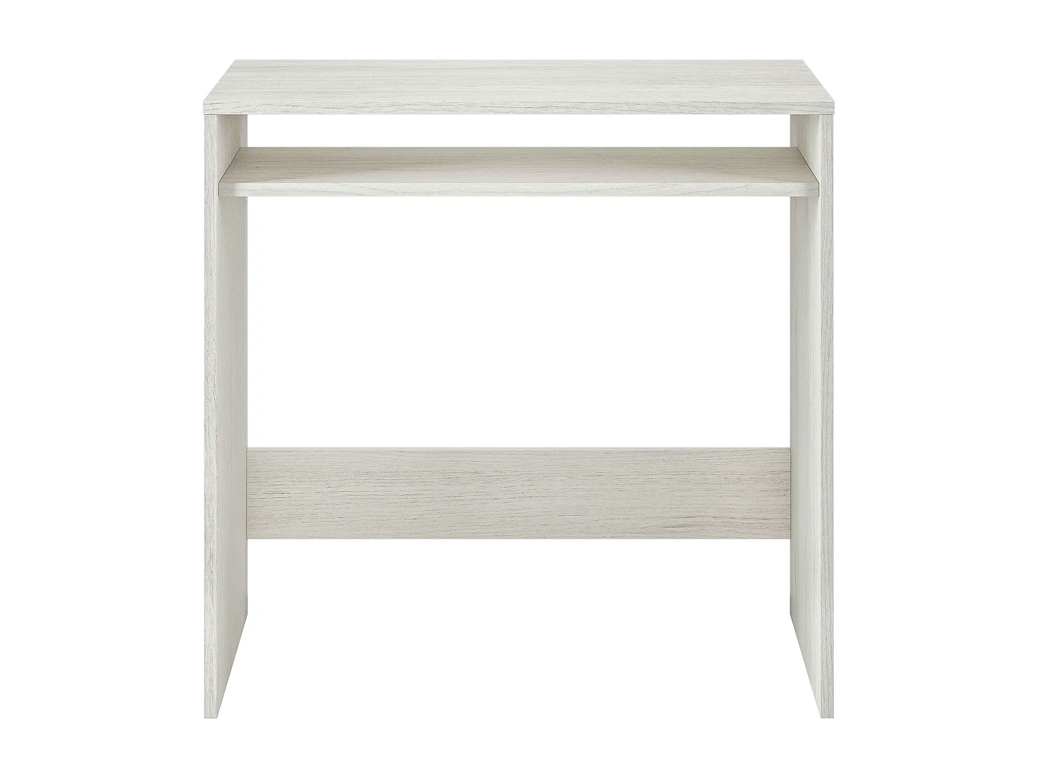 Bureau pour chambre d'adolescent, table blanche des Alpes, 79 x 43 x 78 cm