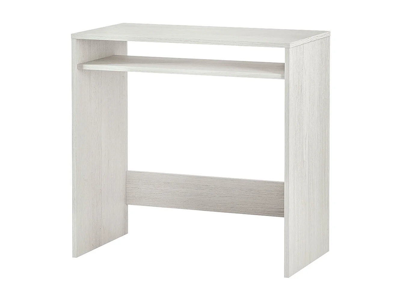 Bureau pour chambre d'adolescent, table blanche des Alpes, 79 x 43 x 78 cm