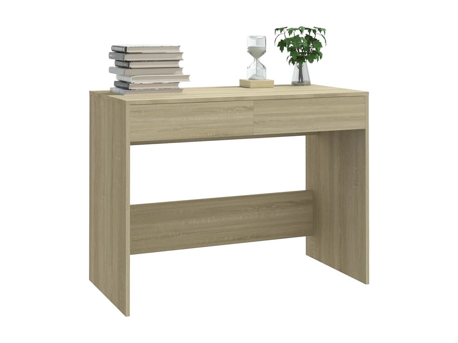 Bureau Chêne sonoma 101x50x76,5 cm Bois d'ingénierie
