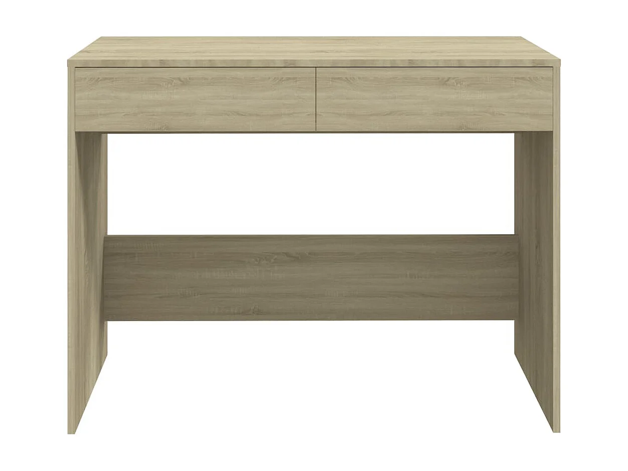 Bureau Chêne sonoma 101x50x76,5 cm Bois d'ingénierie