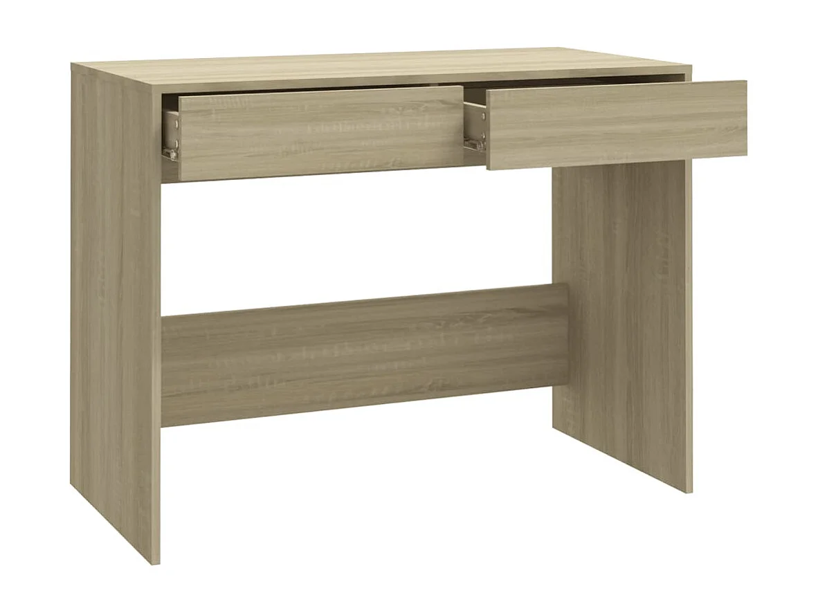 Bureau Chêne sonoma 101x50x76,5 cm Bois d'ingénierie