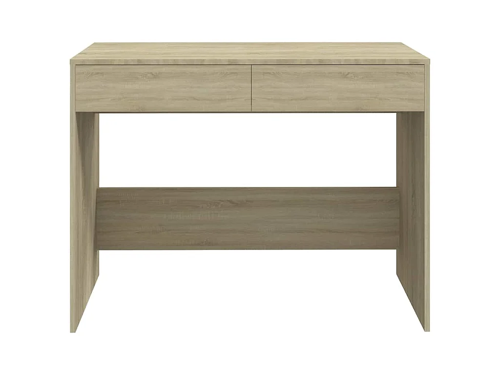 Bureau Chêne sonoma 101x50x76,5 cm Bois d'ingénierie
