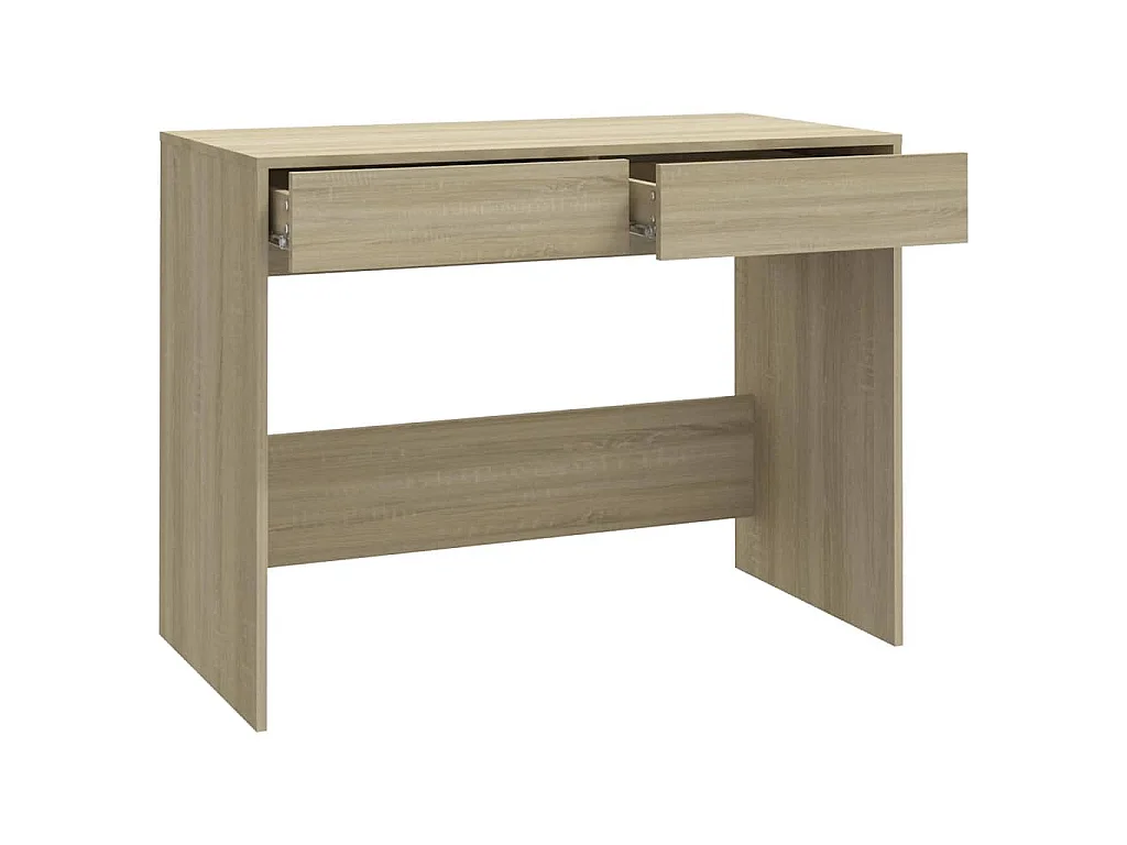 Bureau Chêne sonoma 101x50x76,5 cm Bois d'ingénierie