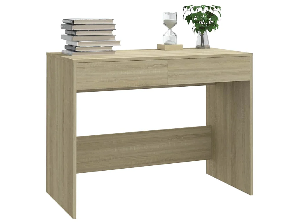 Bureau Chêne sonoma 101x50x76,5 cm Bois d'ingénierie