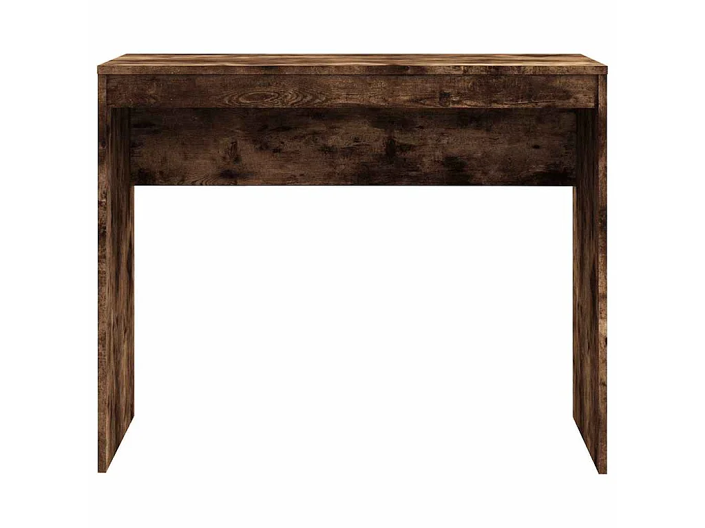 Bureau Chêne fumé 90x40x72 cm Bois d'ingénierie