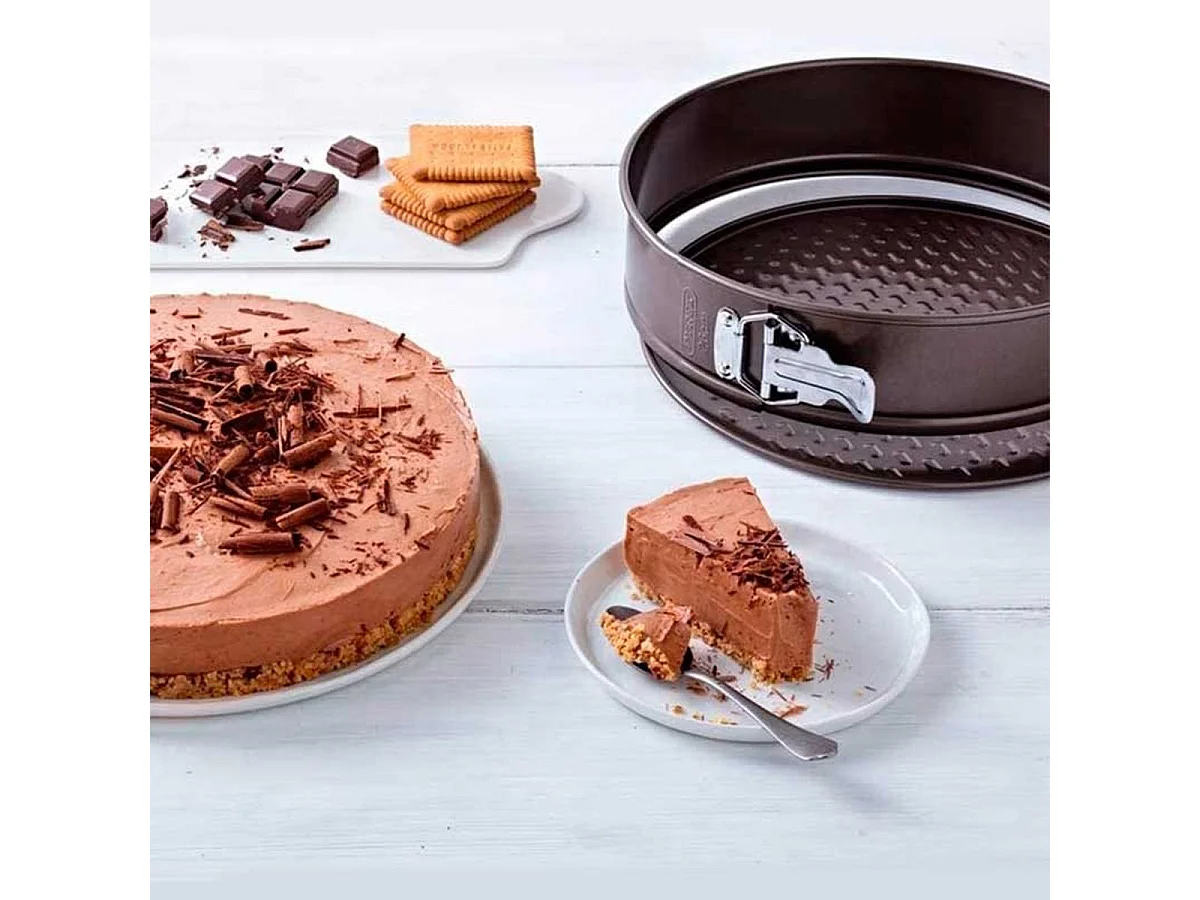 Moule à manqué à charnières Asimetria 26 cm en métal