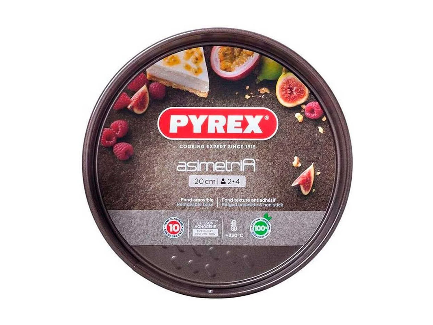 Moule à manqué à charnières 20 cm en métal