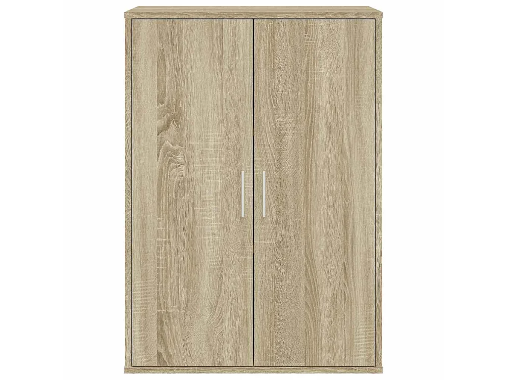 Dressoir 60x31x84 cm bewerkt hout sonoma eikenkleurig