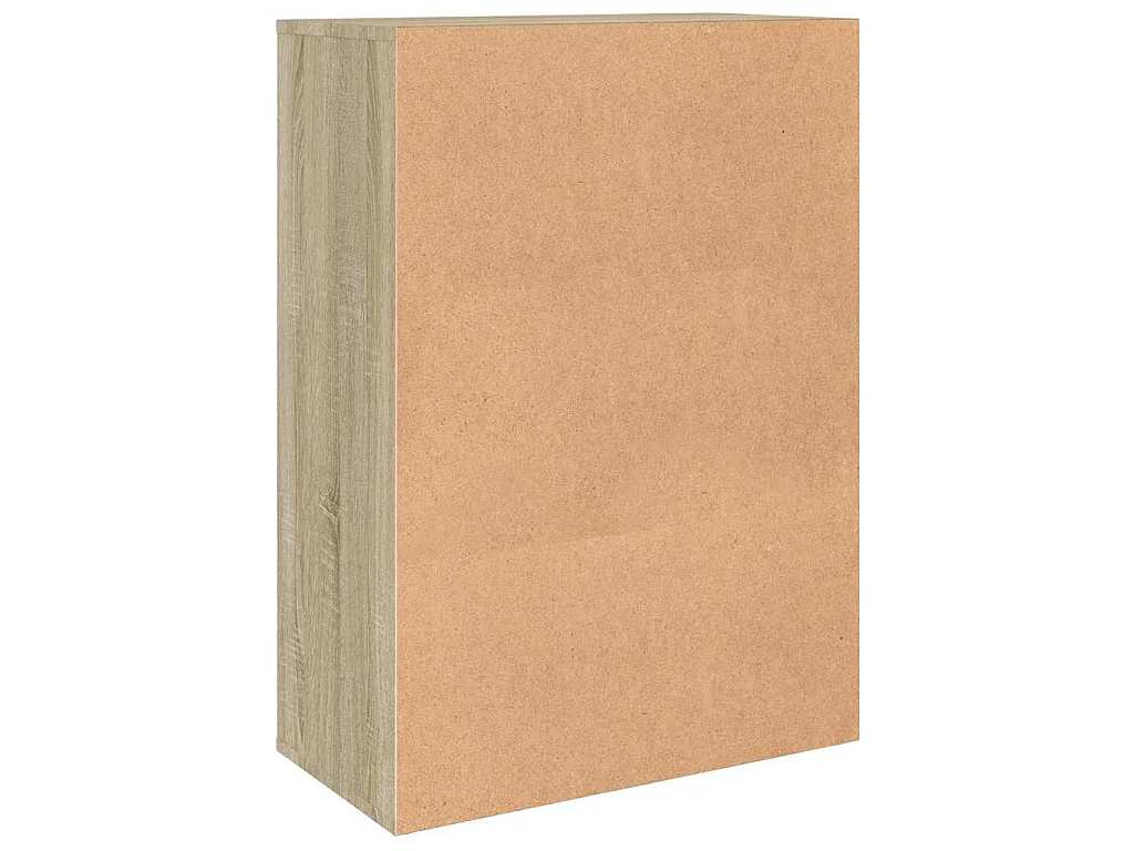 Dressoir 60x31x84 cm bewerkt hout sonoma eikenkleurig
