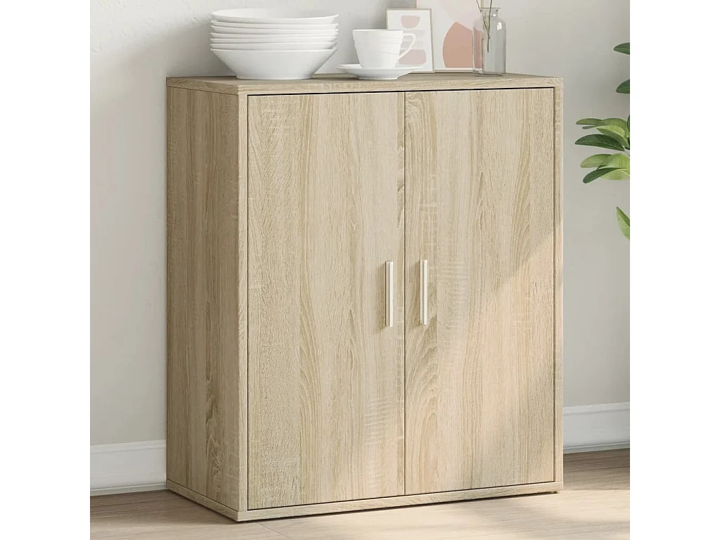 Buffet chêne sonoma 60x31x70 cm bois d'ingénierie