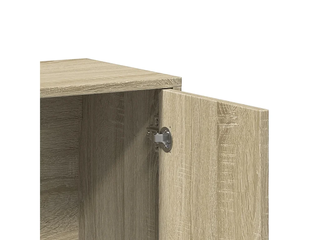 Buffet chêne sonoma 60x31x70 cm bois d'ingénierie