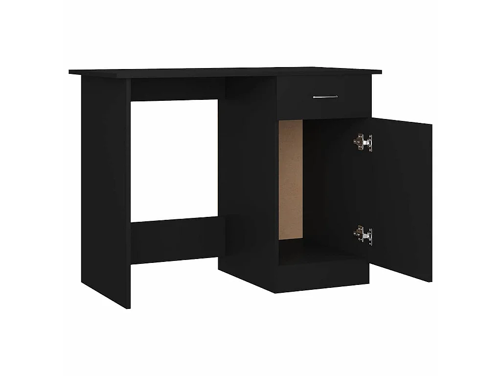 Schreibtisch Schwarz 100x50x76 cm Holzwerkstoff