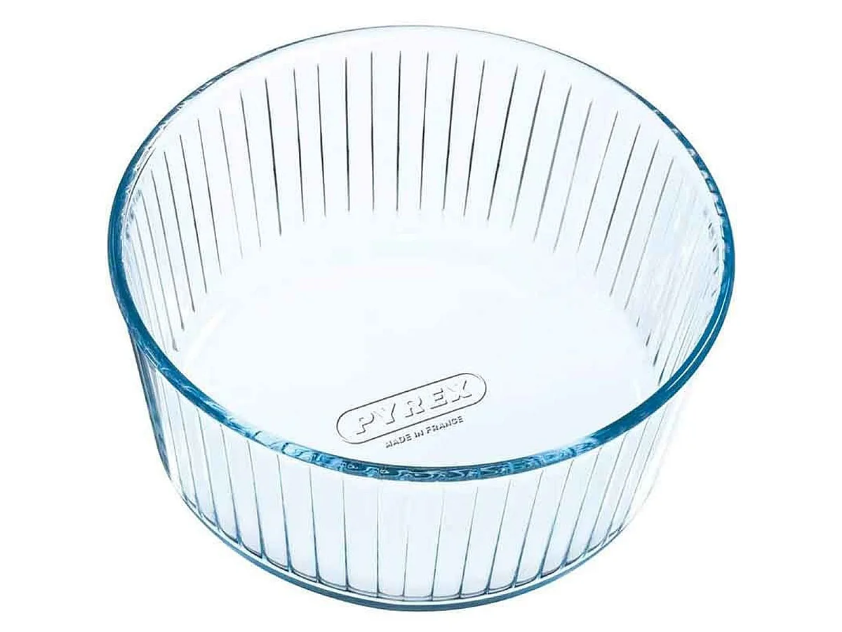 Molde de souffle para horno Classic Pyrex redondo vidrio Ø21x10 cm