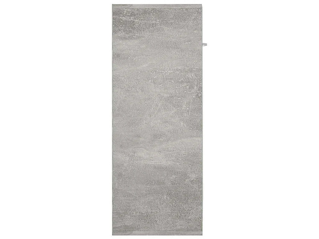 Aparador 60x30x75 cm contraplacado cinzento cimento