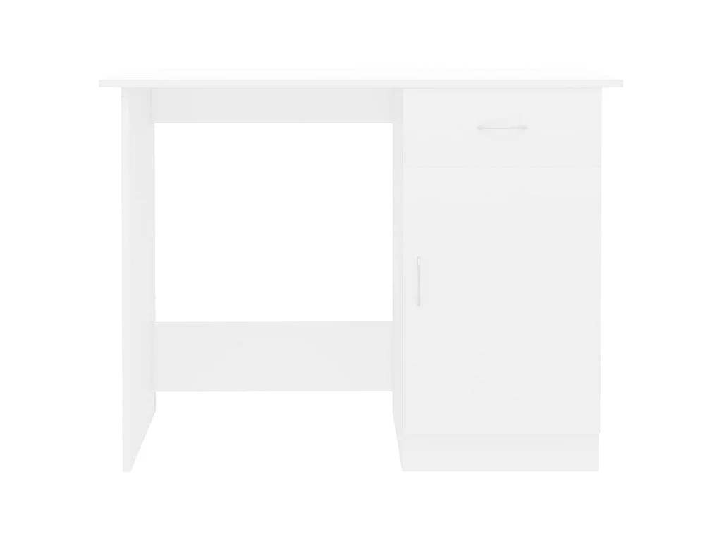 Bureau Blanc 100x50x76 cm Bois d'ingénierie