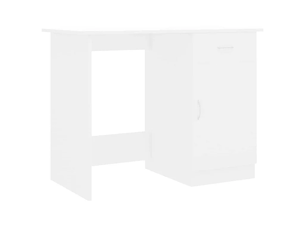 Bureau Blanc 100x50x76 cm Bois d'ingénierie