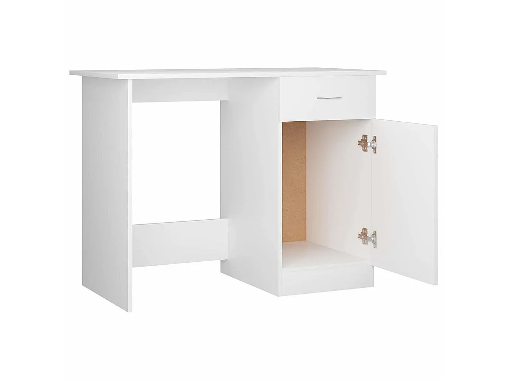 Bureau Blanc 100x50x76 cm Bois d'ingénierie