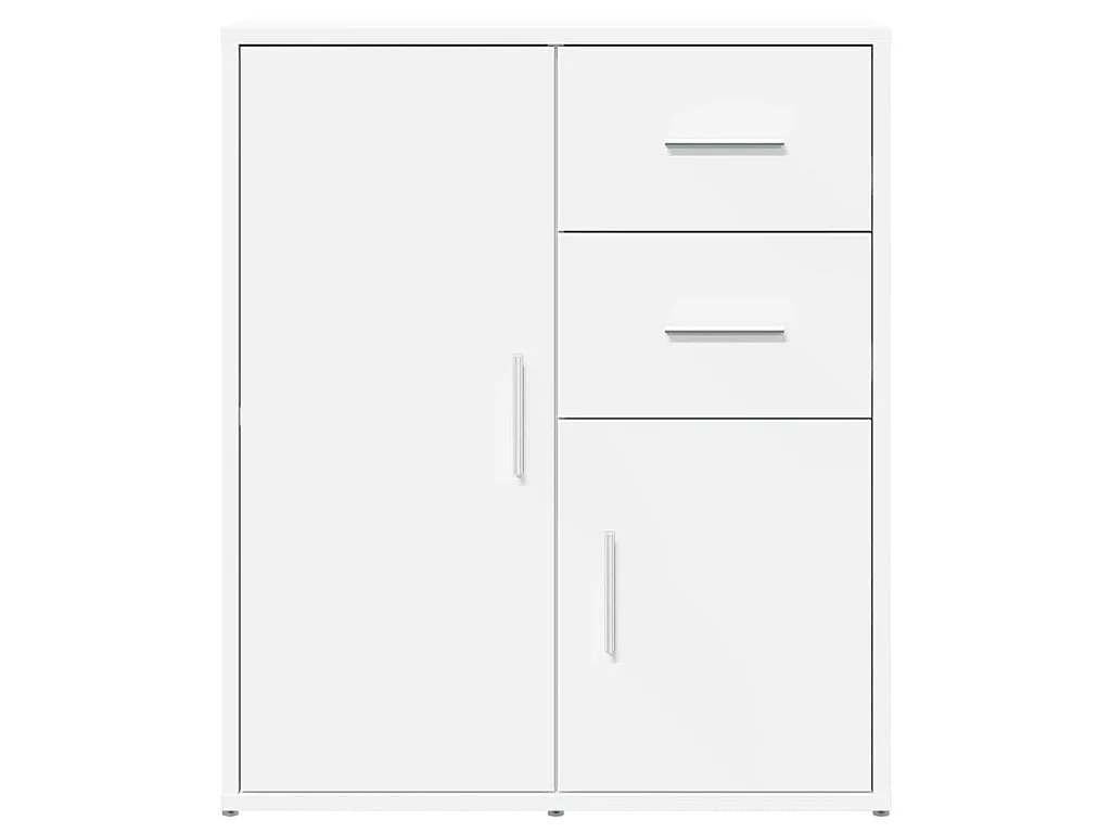 Dressoir 60x31x70 cm bewerkt hout wit