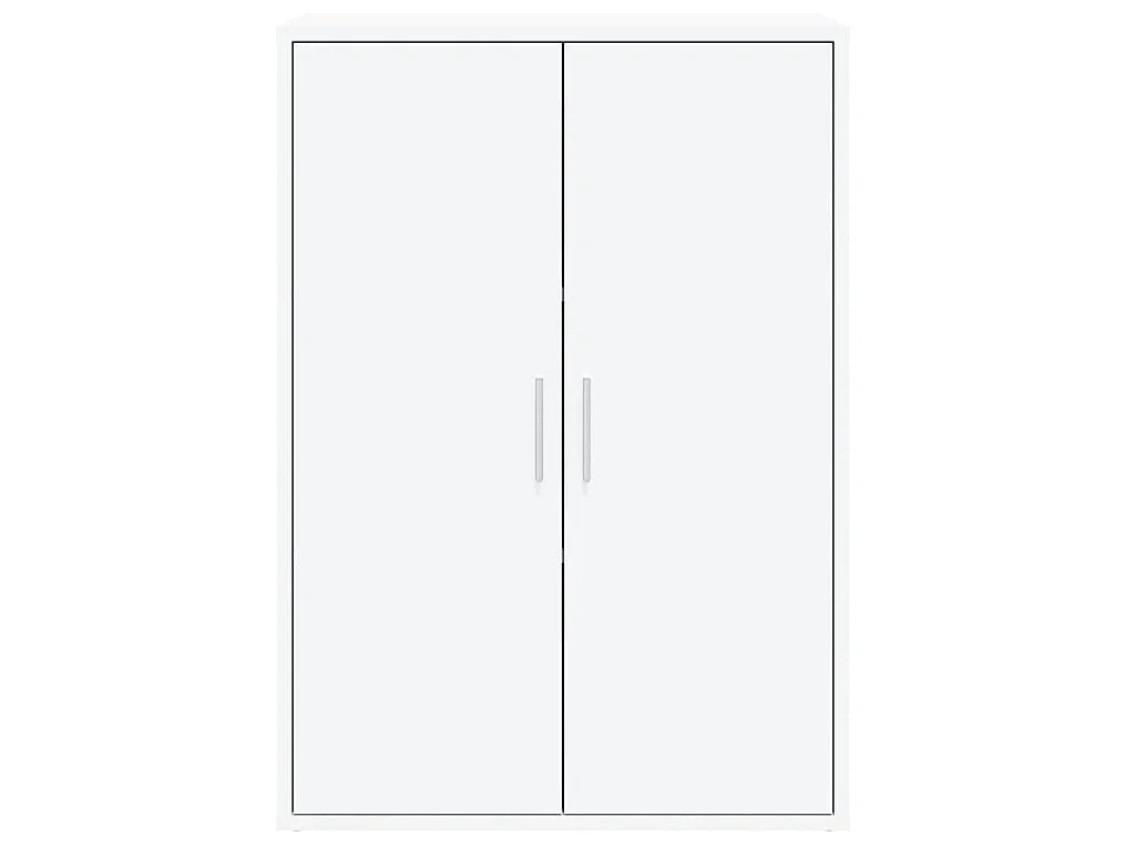 Buffet blanc 60x31x84 cm bois d'ingénierie