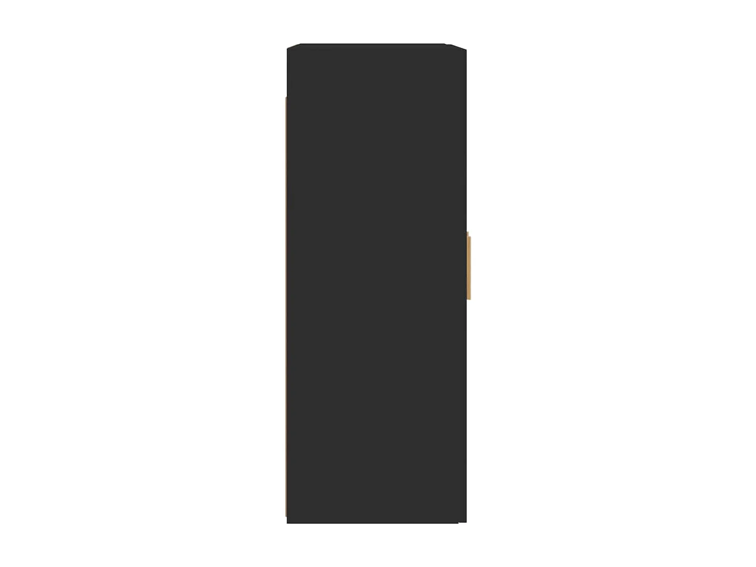 Móveis de parede 2 pcs derivados de madeira preto