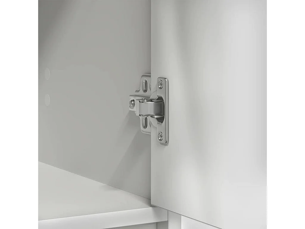 Dressoir met lades en deuren 73x31x90 cm wit