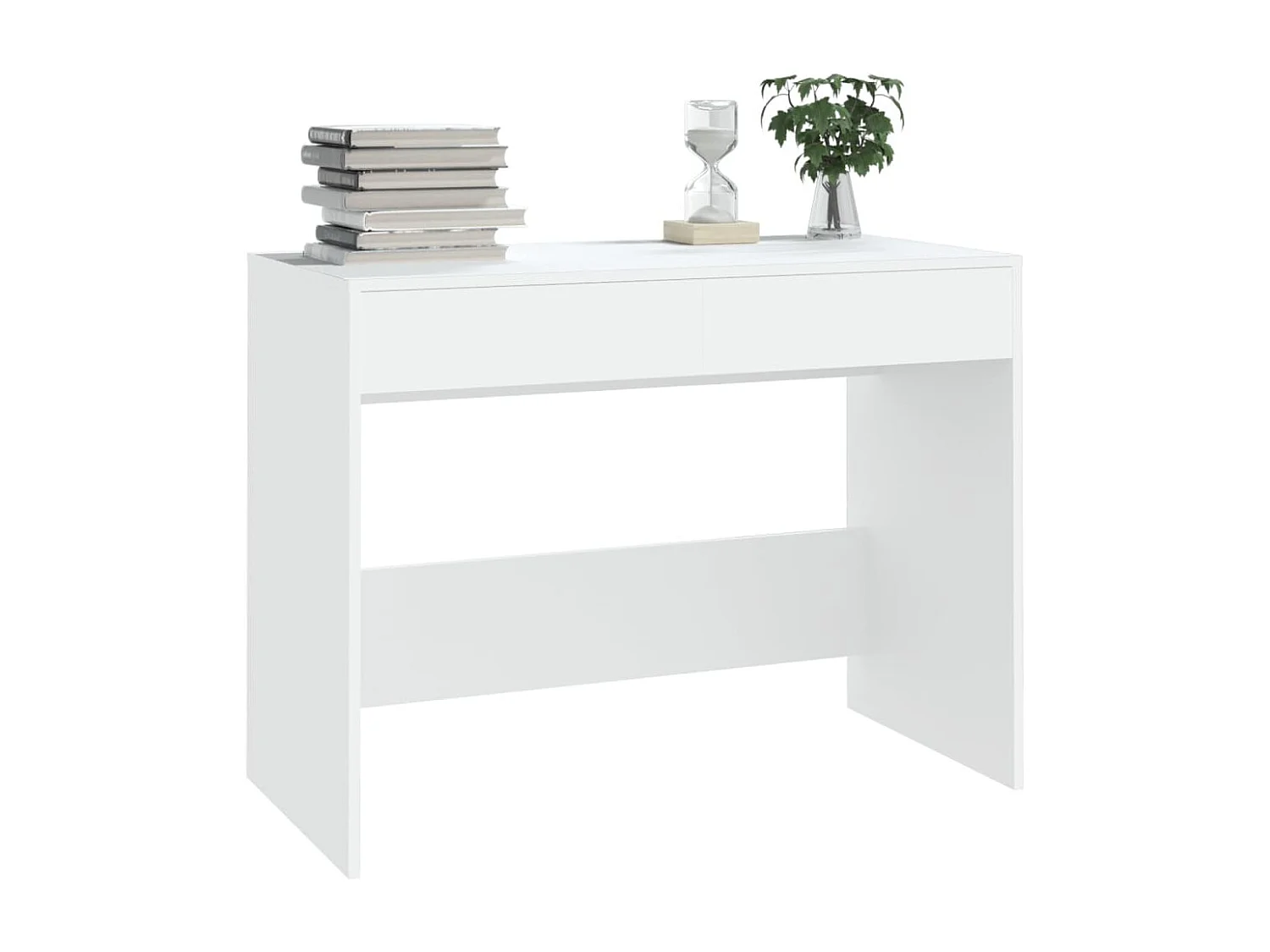 Bureau Blanc 101x50x76,5 cm Aggloméré