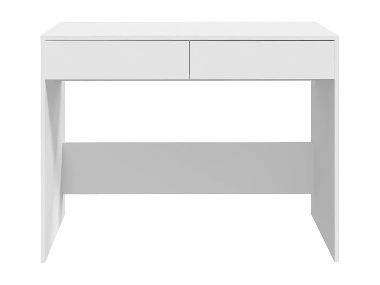 Bureau Blanc 101x50x76,5 cm Aggloméré