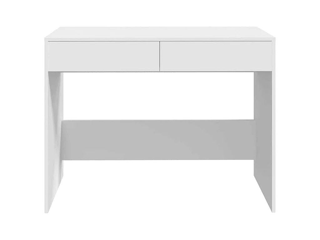 Bureau Blanc 101x50x76,5 cm Aggloméré