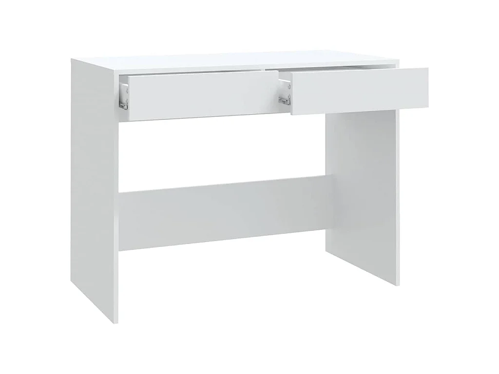 Bureau Blanc 101x50x76,5 cm Aggloméré