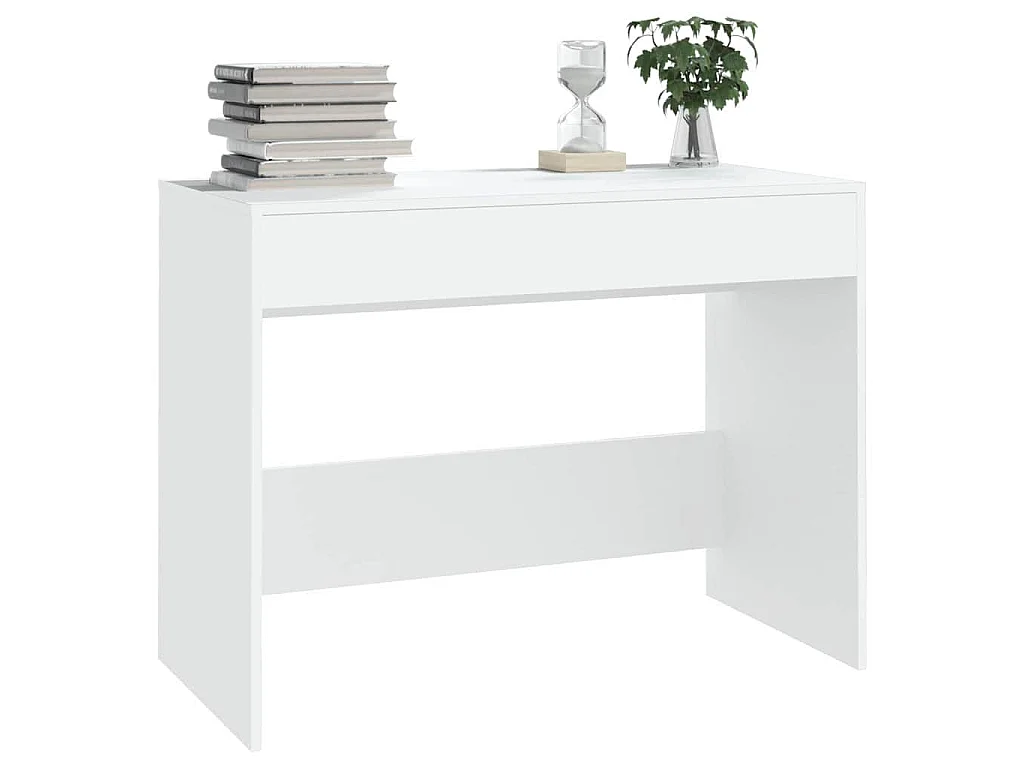 Bureau Blanc 101x50x76,5 cm Aggloméré