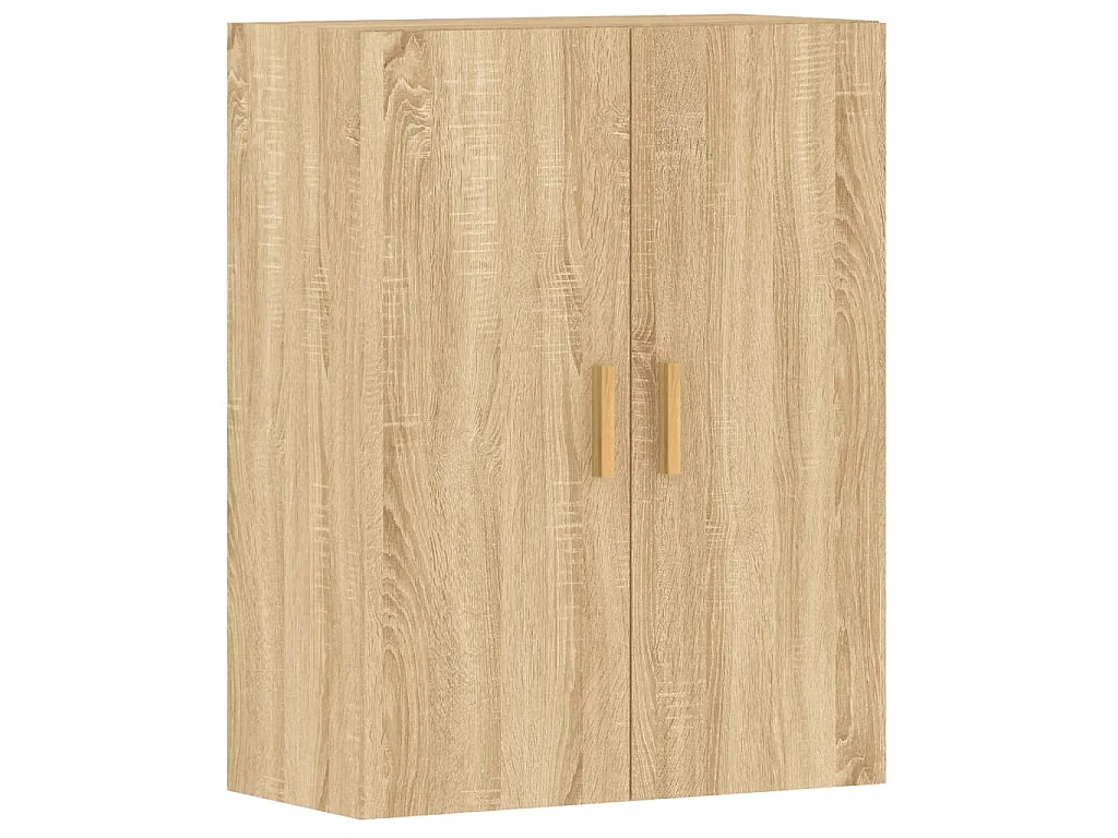 Móveis de parede 2 pcs derivados de madeira carvalho sonoma