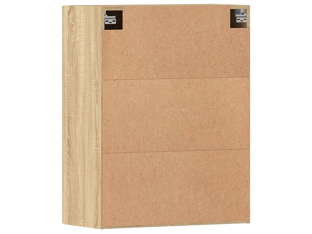 Móveis de parede 2 pcs derivados de madeira carvalho sonoma