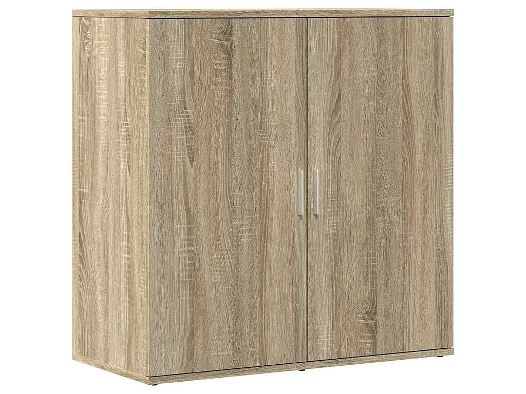 Dressoir 79x38x80 cm bewerkt hout sonoma eikenkleurig