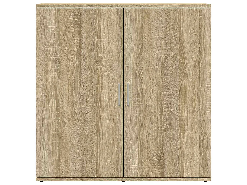 Dressoir 79x38x80 cm bewerkt hout sonoma eikenkleurig