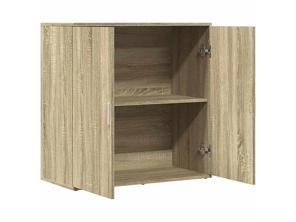 Credenza Rovere Sonoma 79x38x80 cm in Legno Multistrato