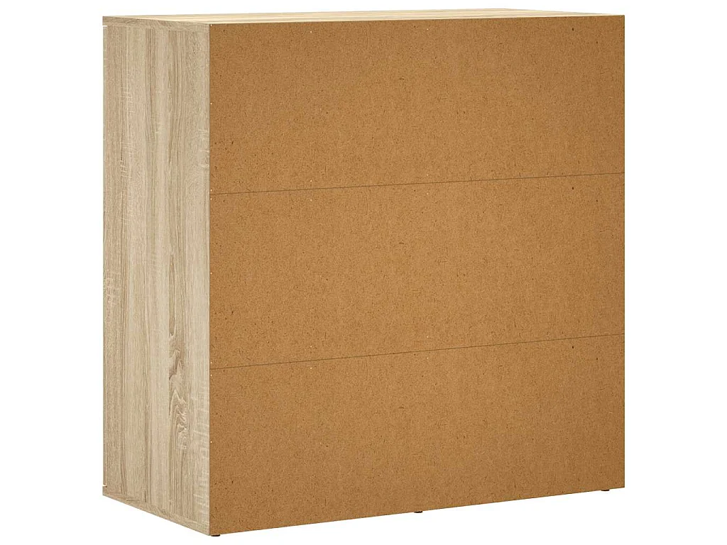 Credenza Rovere Sonoma 79x38x80 cm in Legno Multistrato
