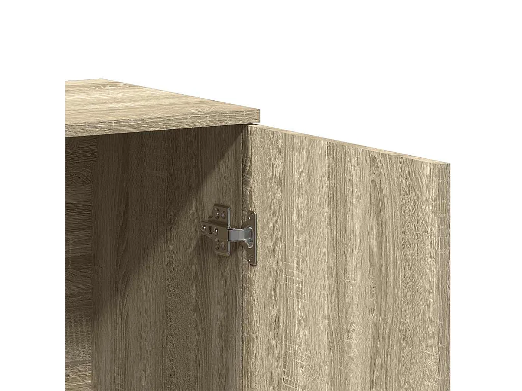 Credenza Rovere Sonoma 79x38x80 cm in Legno Multistrato